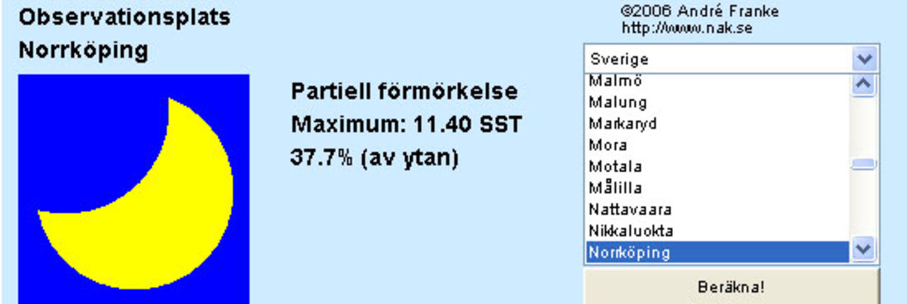 Kolla in solförmörkelsen
