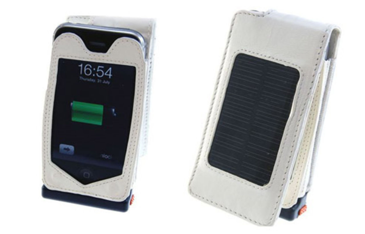 iPhone3G-fodral med solcells-laddare
