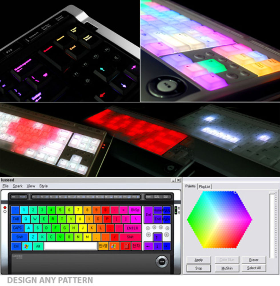 Luxeed Dynamic Pixel led Keyboard. Dynamic Pixels 2021.