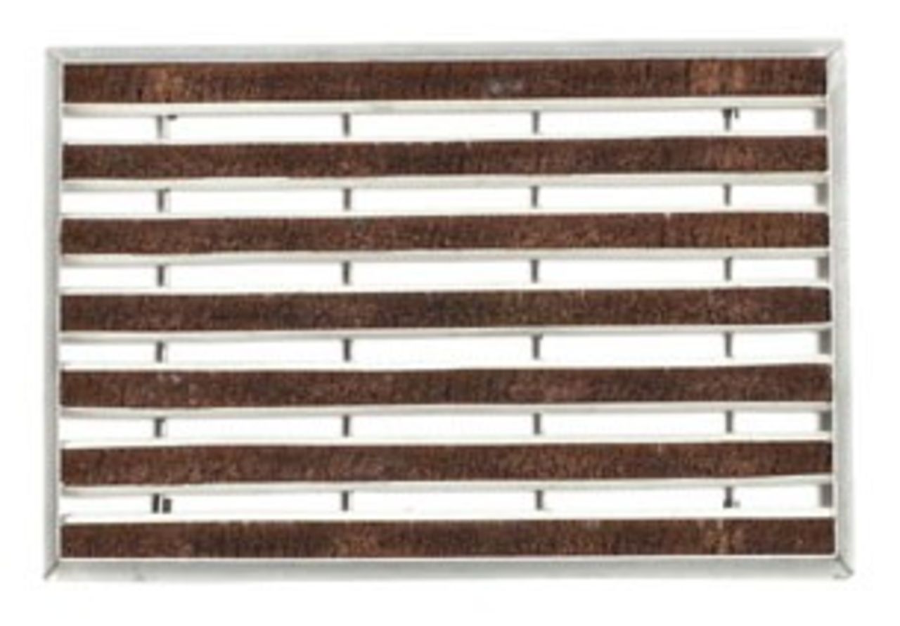 Rejäl dörrmatta tar hand om vinterns gegg