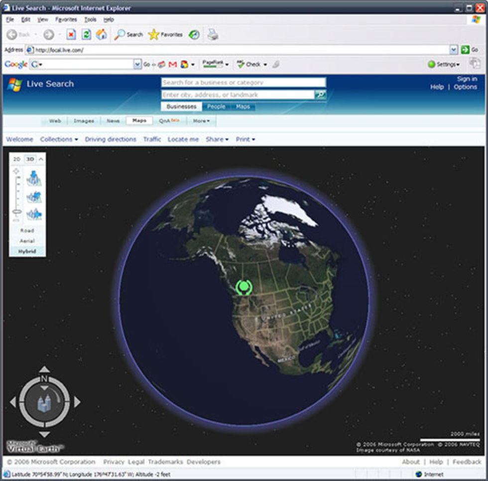 free download virtual earth 3d beta