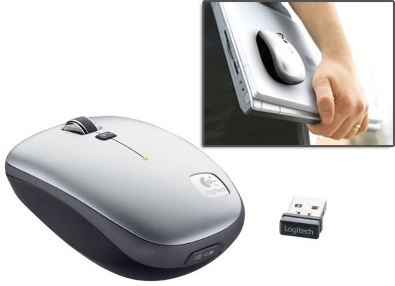 Logitech V550 Nano - fäst musen på datorn