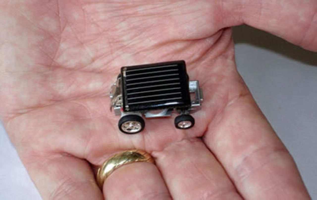 En mycket liten racerbil