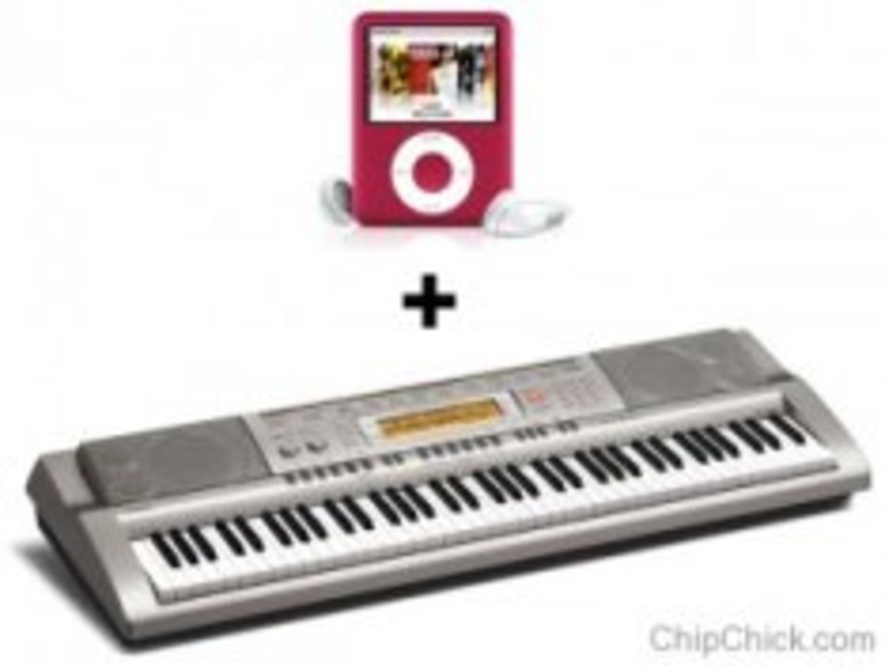 Keyboard med iPod-anslutning