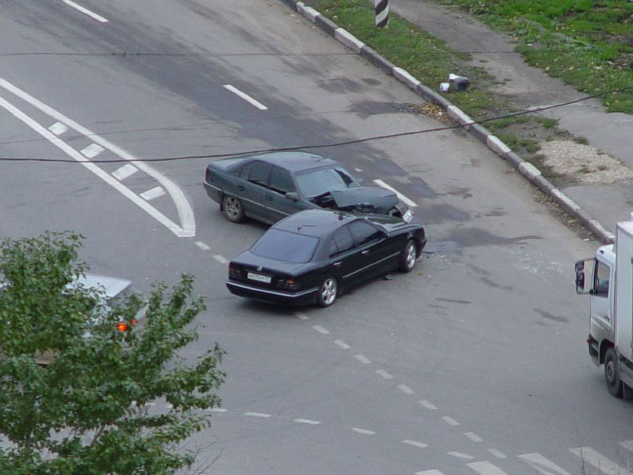 Olycksdrabbad rysk korsning