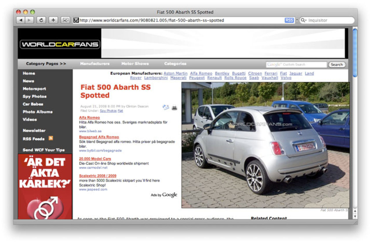 Titta, en Fiat 500 Abarth SS!