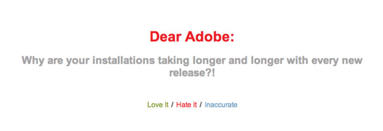 Kära Adobe