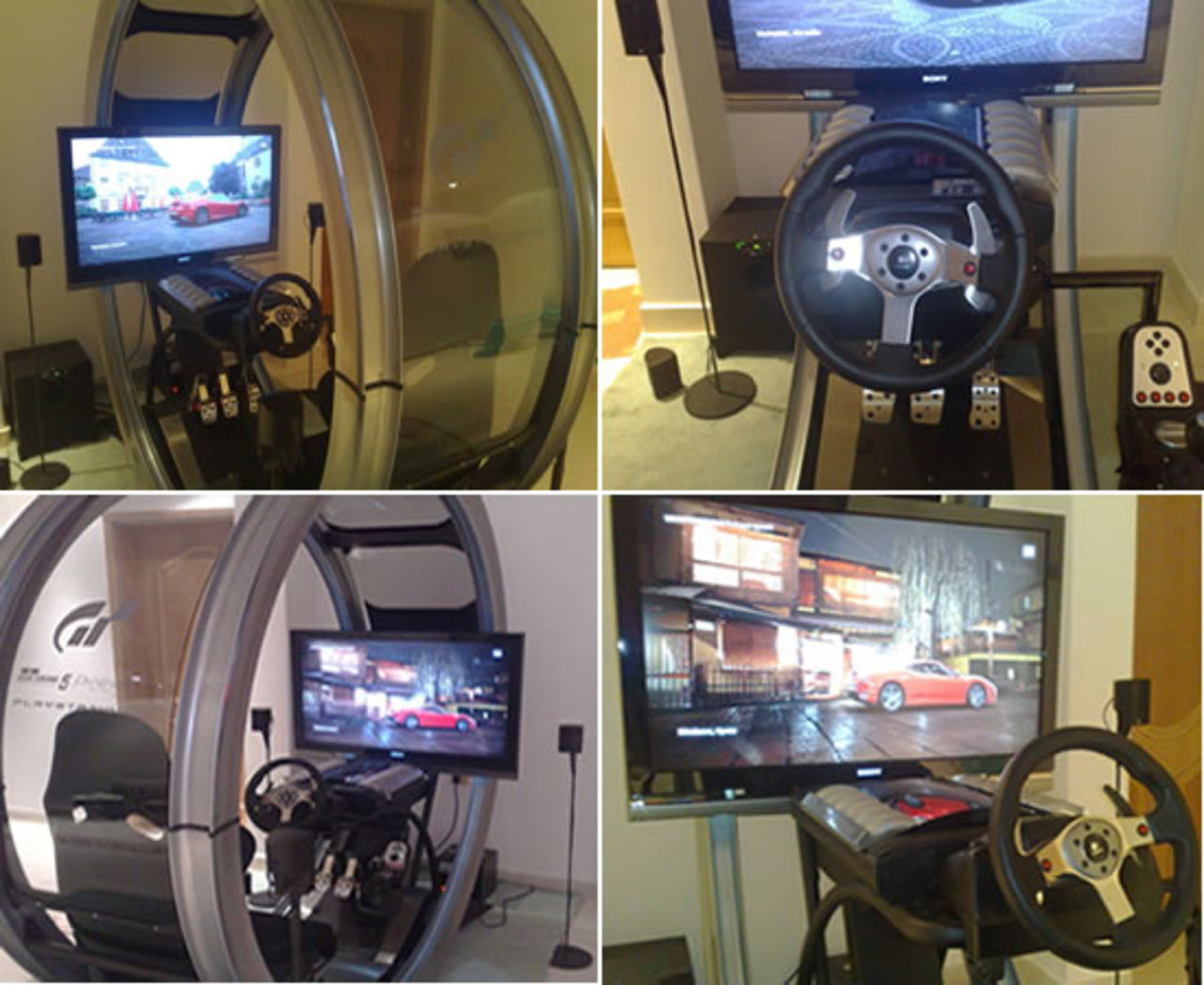 Kör fort i vardagsrummet