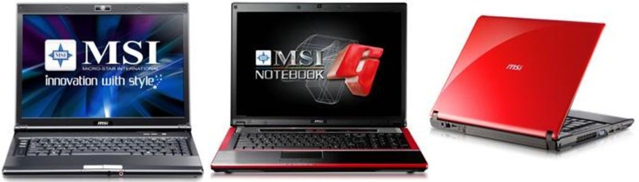 MSI kommer med tre nya bärbara datorer