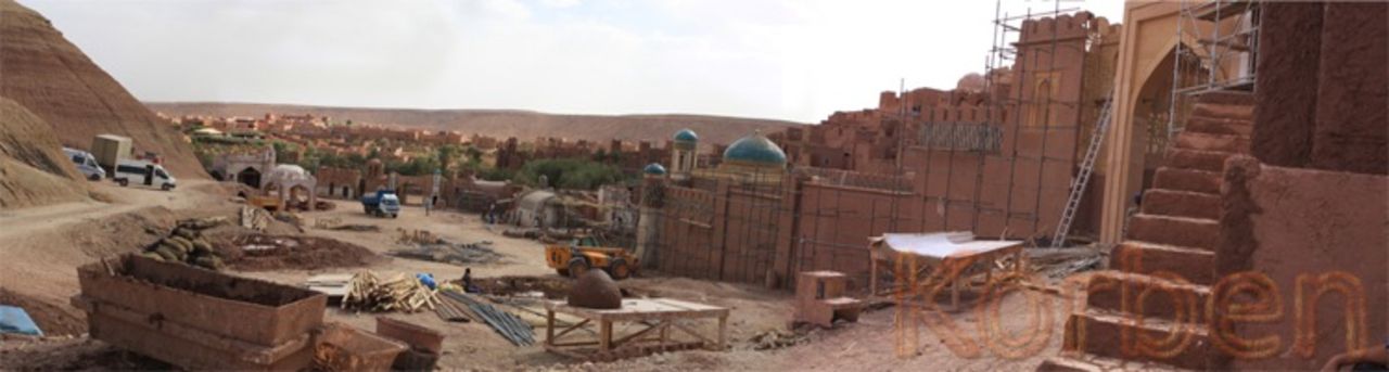 Bilder från inspelningen av Prince of Persia