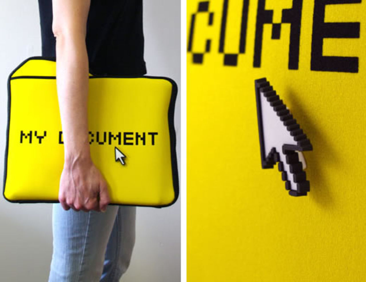 Skydda laptopen i mappen