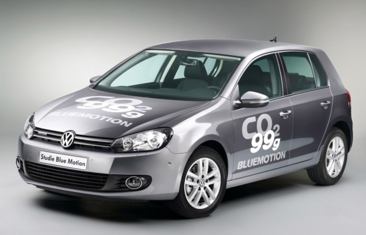 Golf BlueMotion klarar sig på 0,38 l/mil
