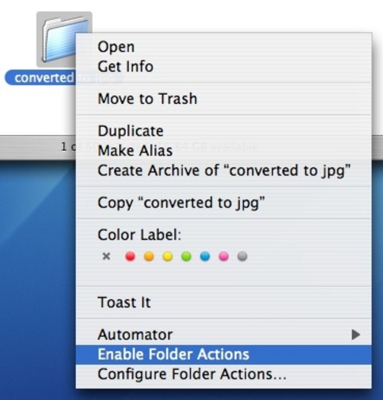 Så funkar Folder Actions