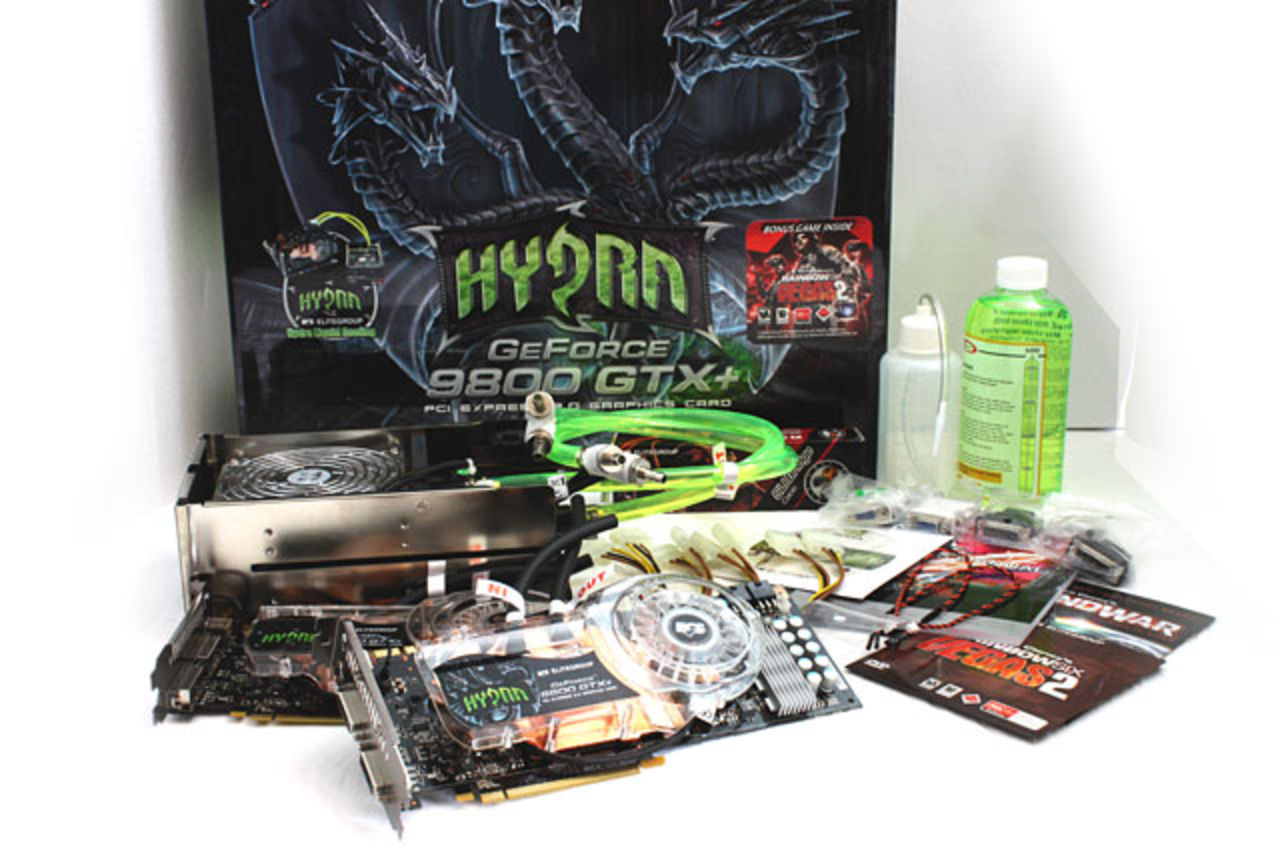 ECS 9800GTX+ Hydra SLI med vattenkylning