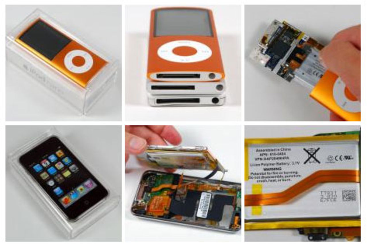 iPod nano och touch isärplockade