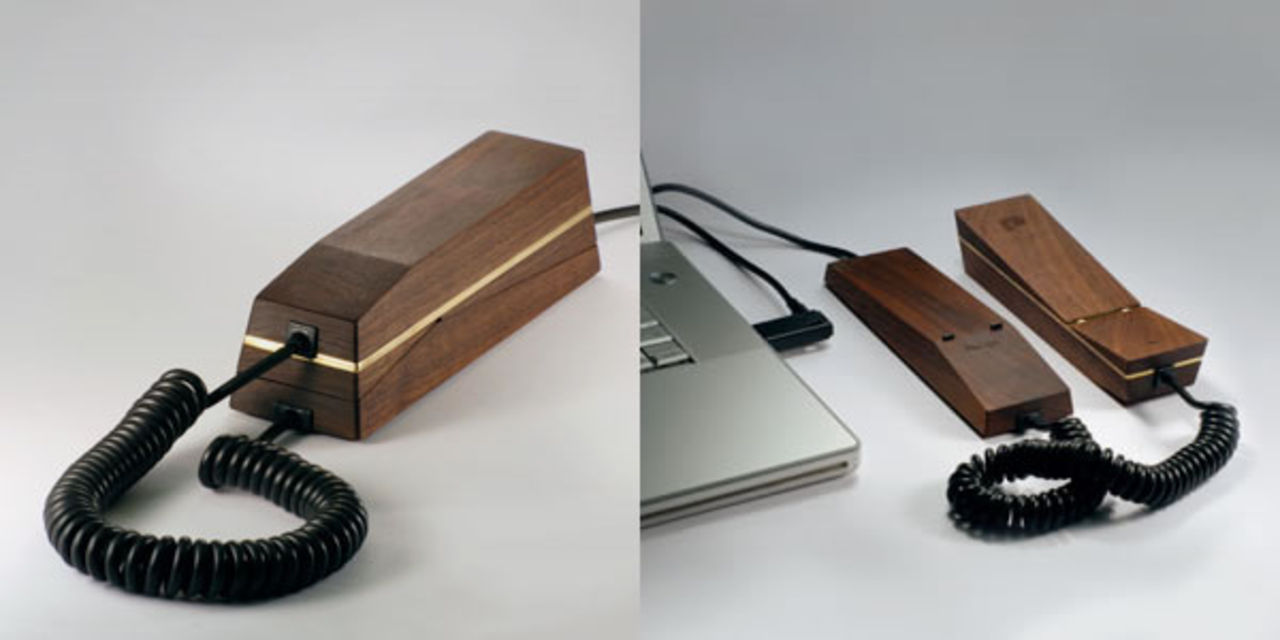 PAPPA*PHONE - VoIP-lur i trä