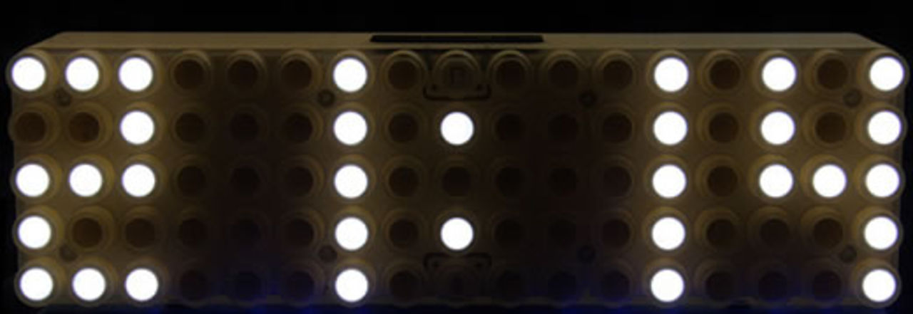 Klockan som ser ut som en legobit