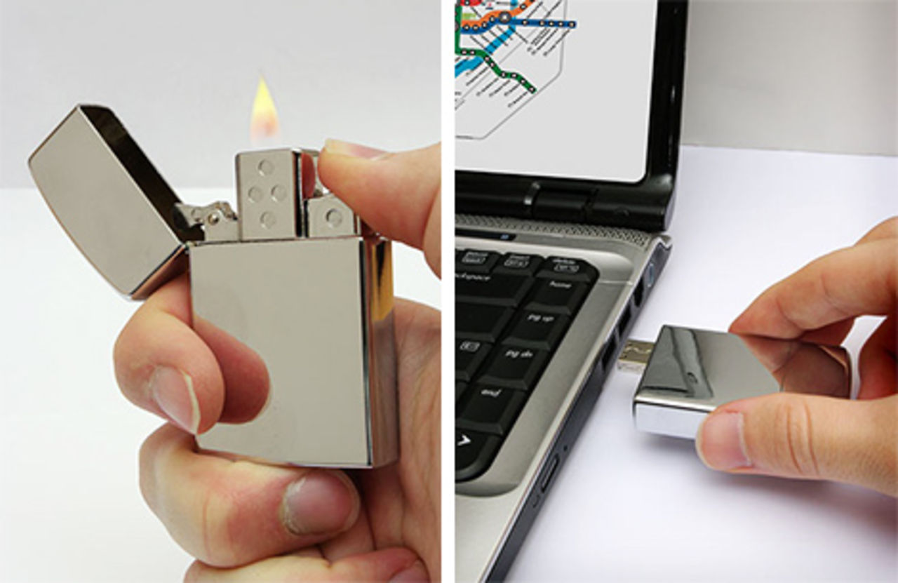 En Zippo-wannabee med USB