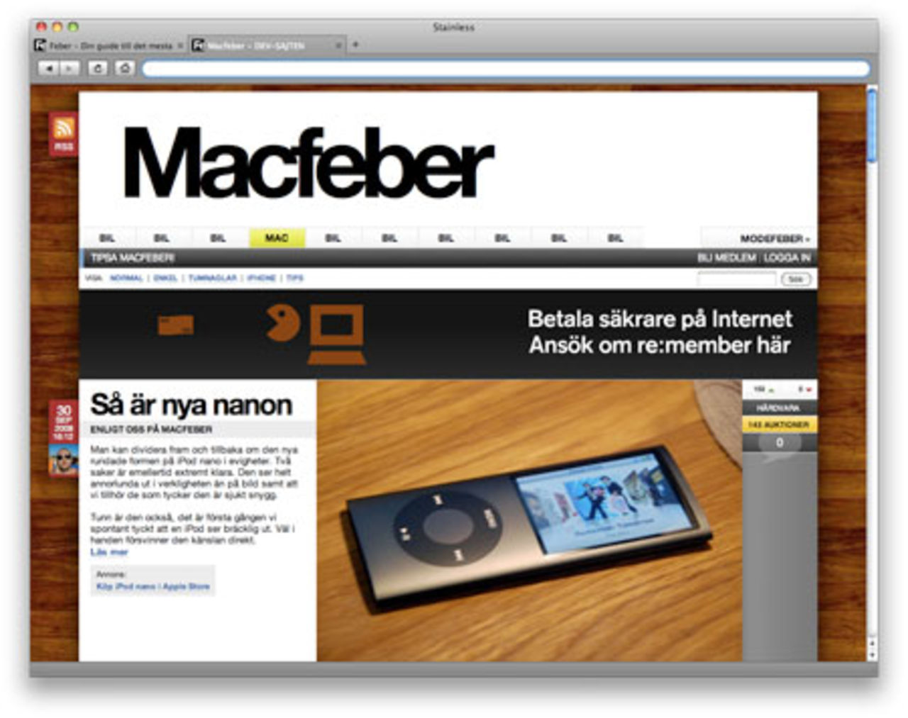 Ny webbläsare tänker som Chrome