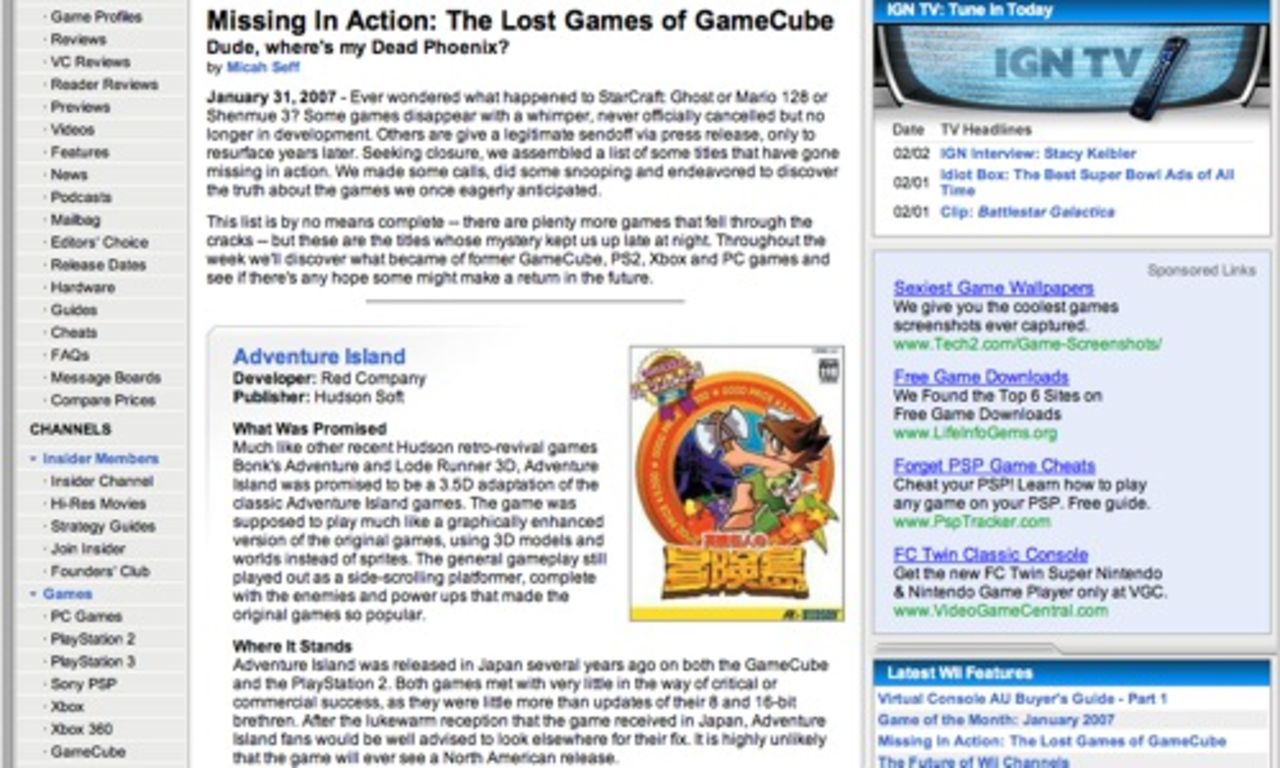 De bortglömda spelen