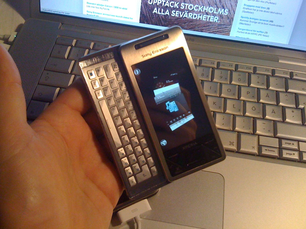 Första intrycket: Sony Ericsson X1