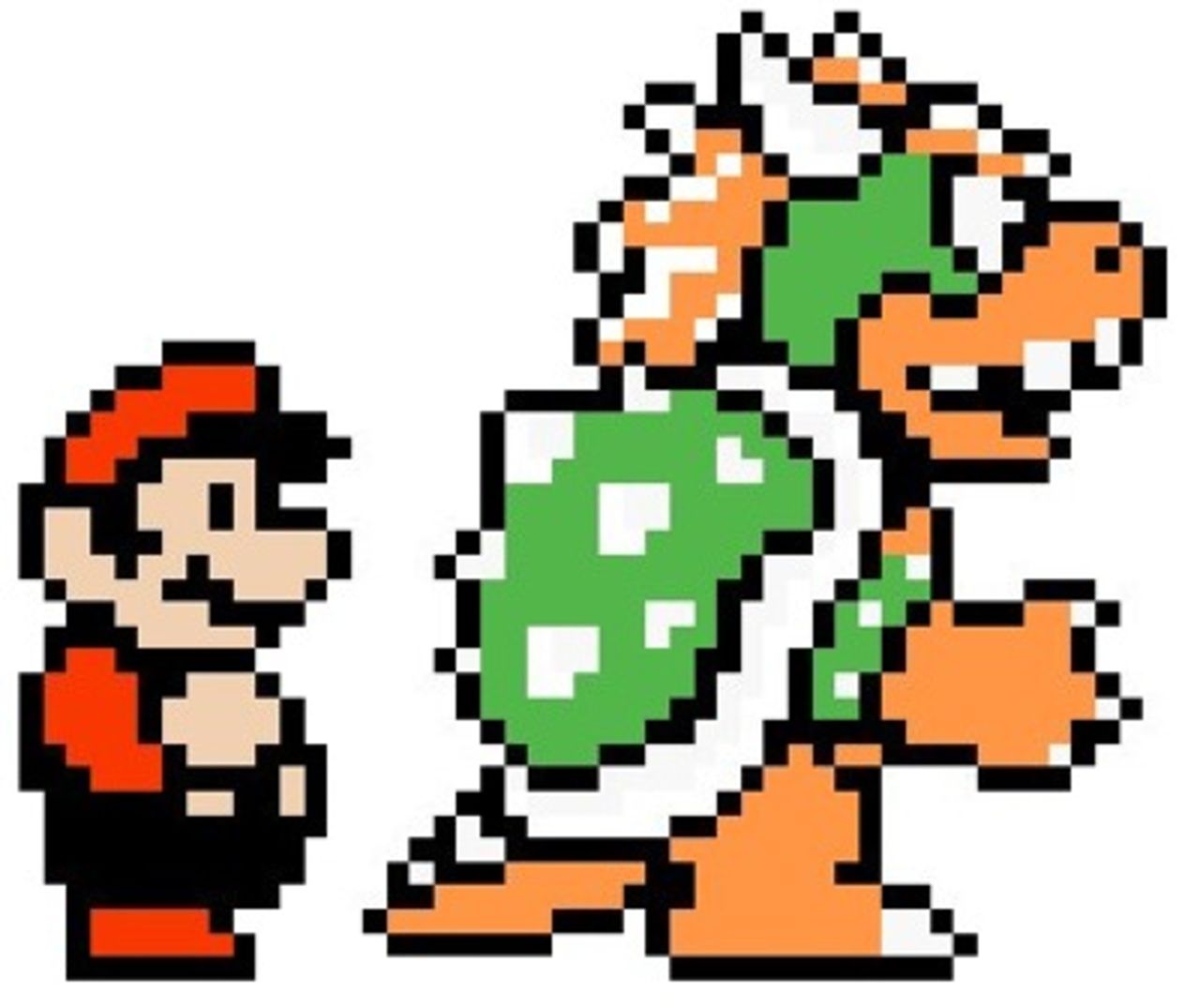 Mario och Bowser genom åren