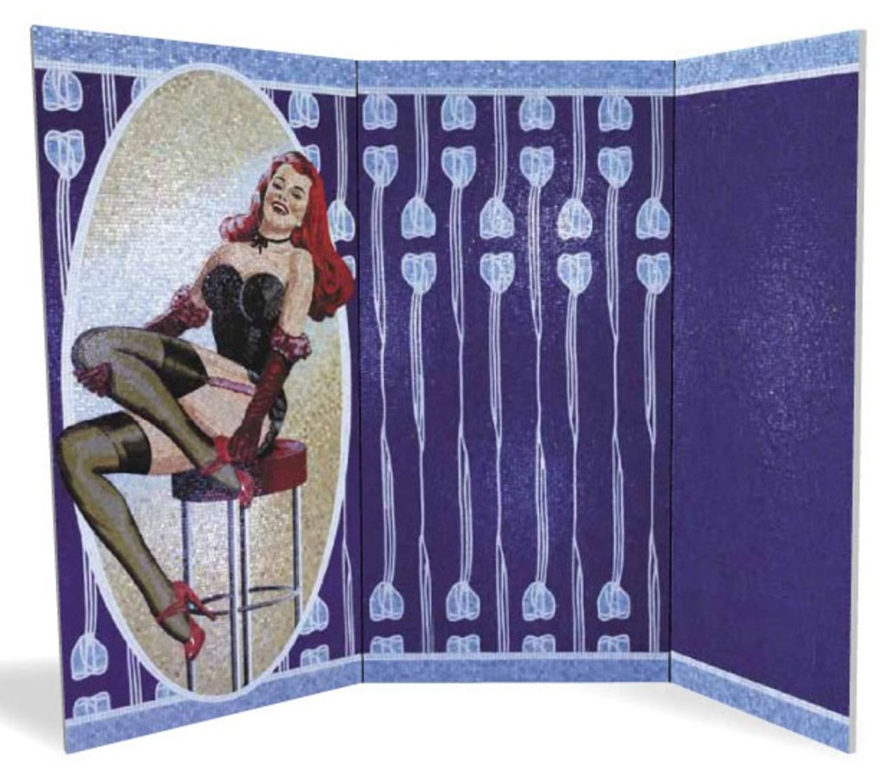 Pryd badrummet med en pinuppa