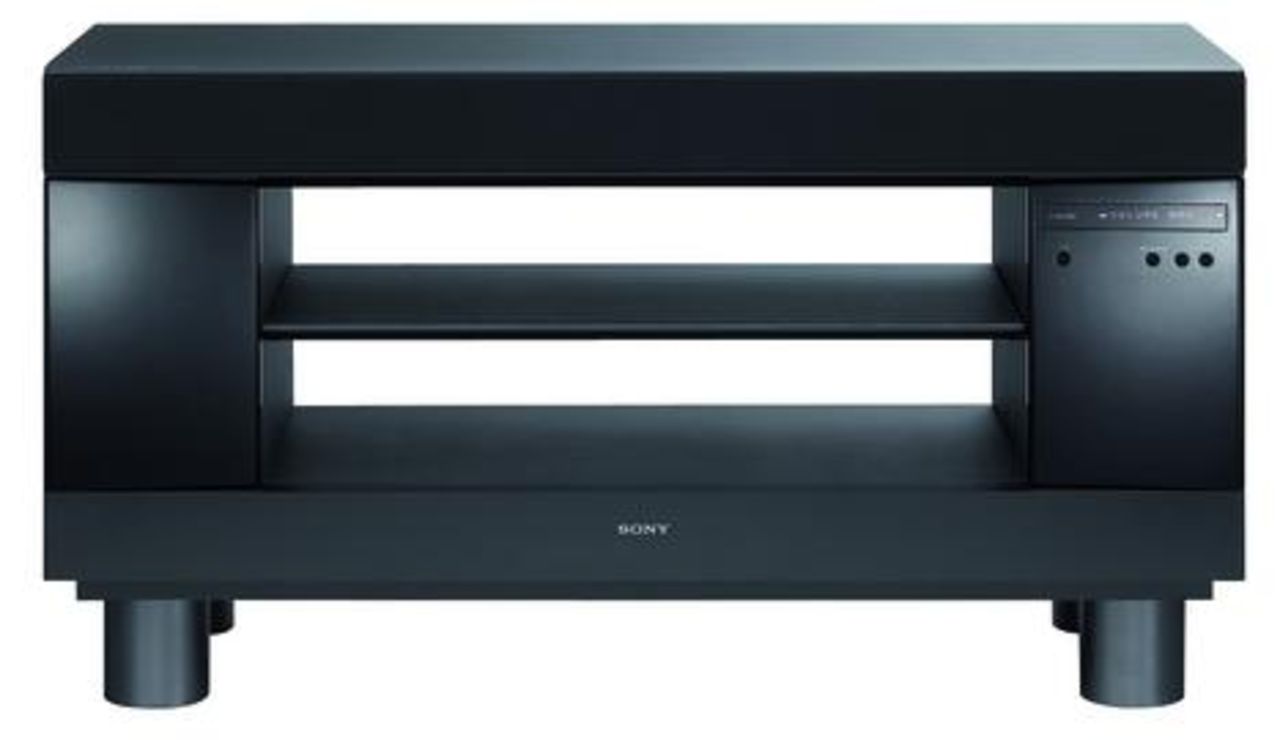 Surroundbänk redo för film