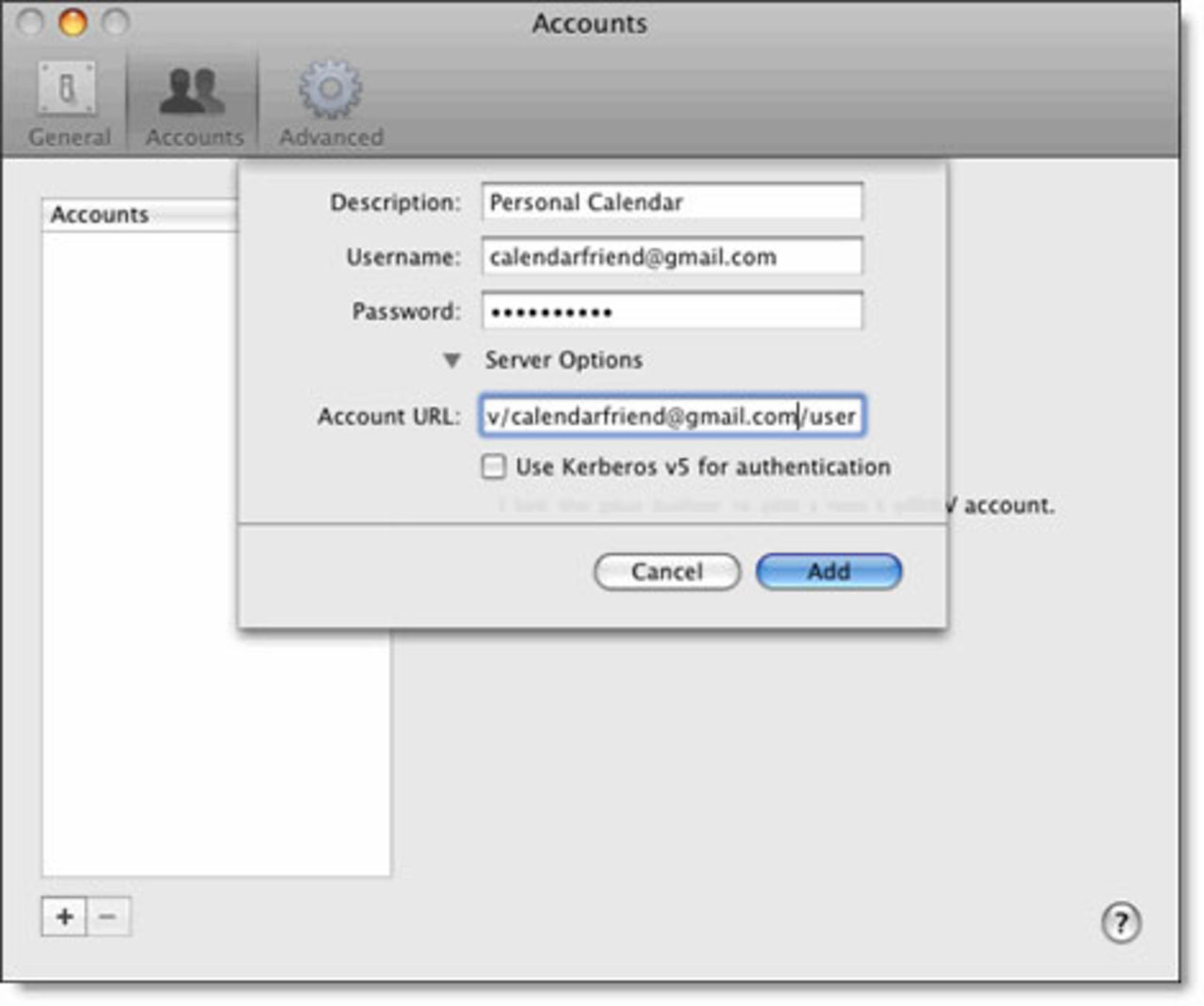 Google Calender in i iCal