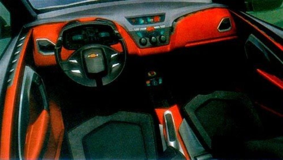 Chevrolet GPiX Concept. Bildläcka. Feber / Bil