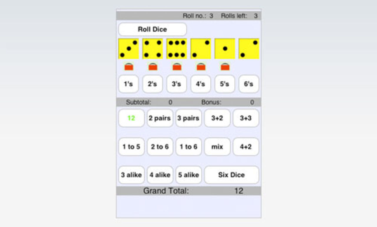 Six Dice och Turtle Flip - två enkla spel att avrunda kvällen med