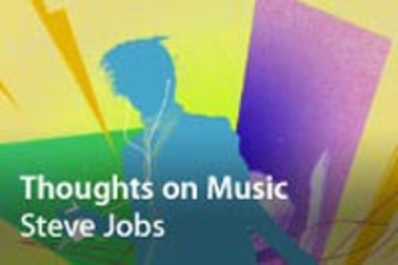 Steve Jobs om DRM och musiken som säljs genom iTunes Store
