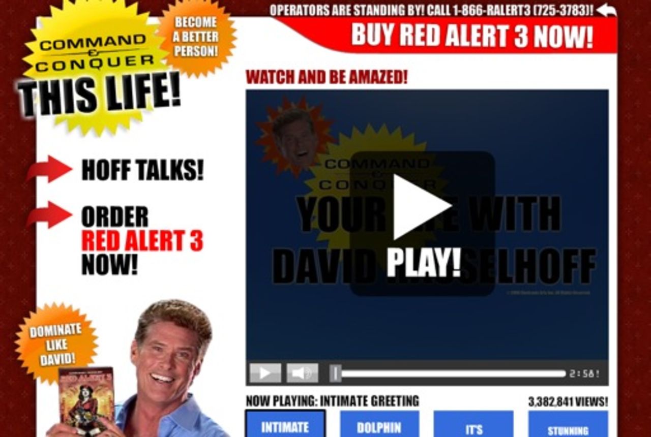 Hasselhoff och Red Alert 3