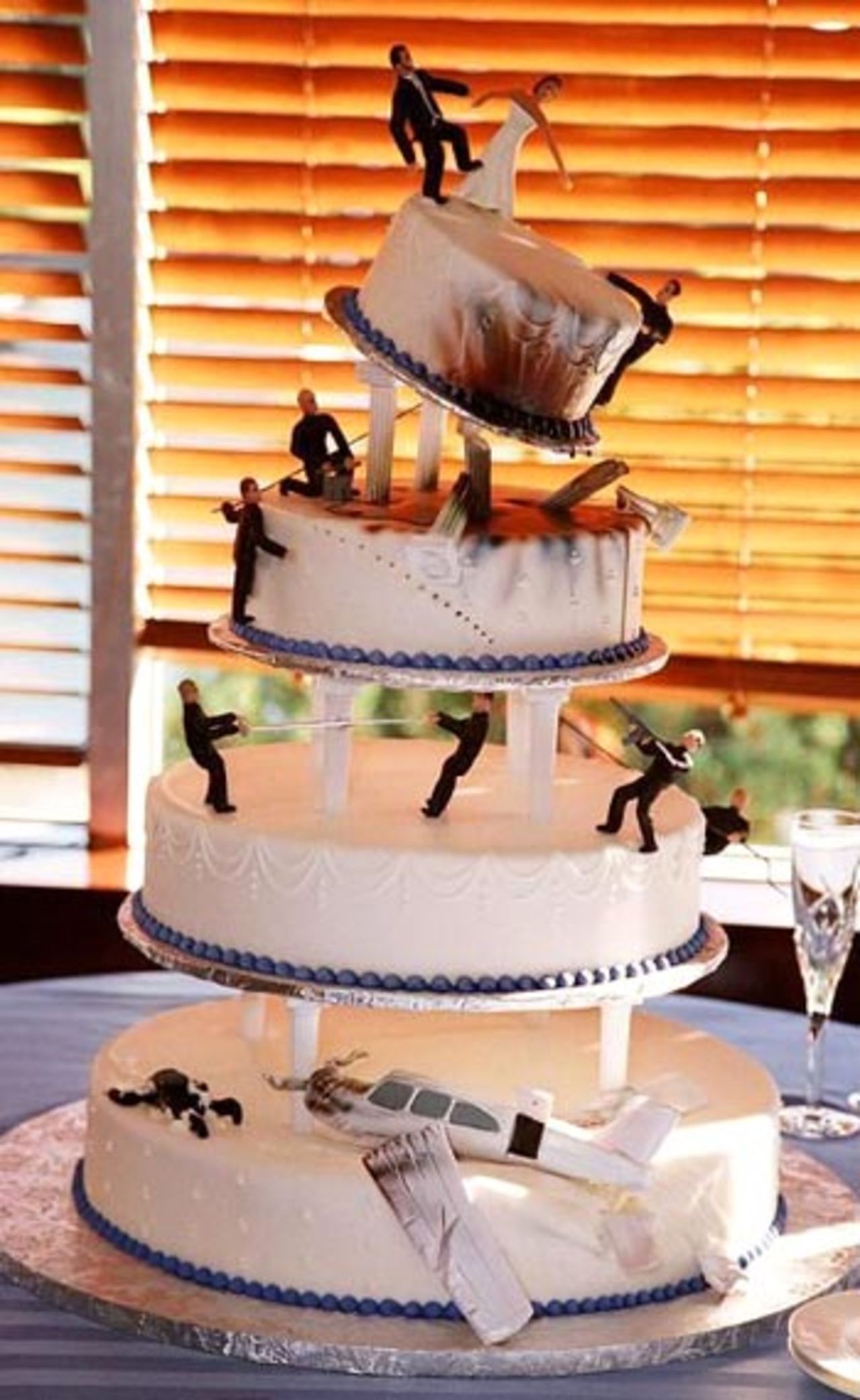 Gangster Wedding Cake