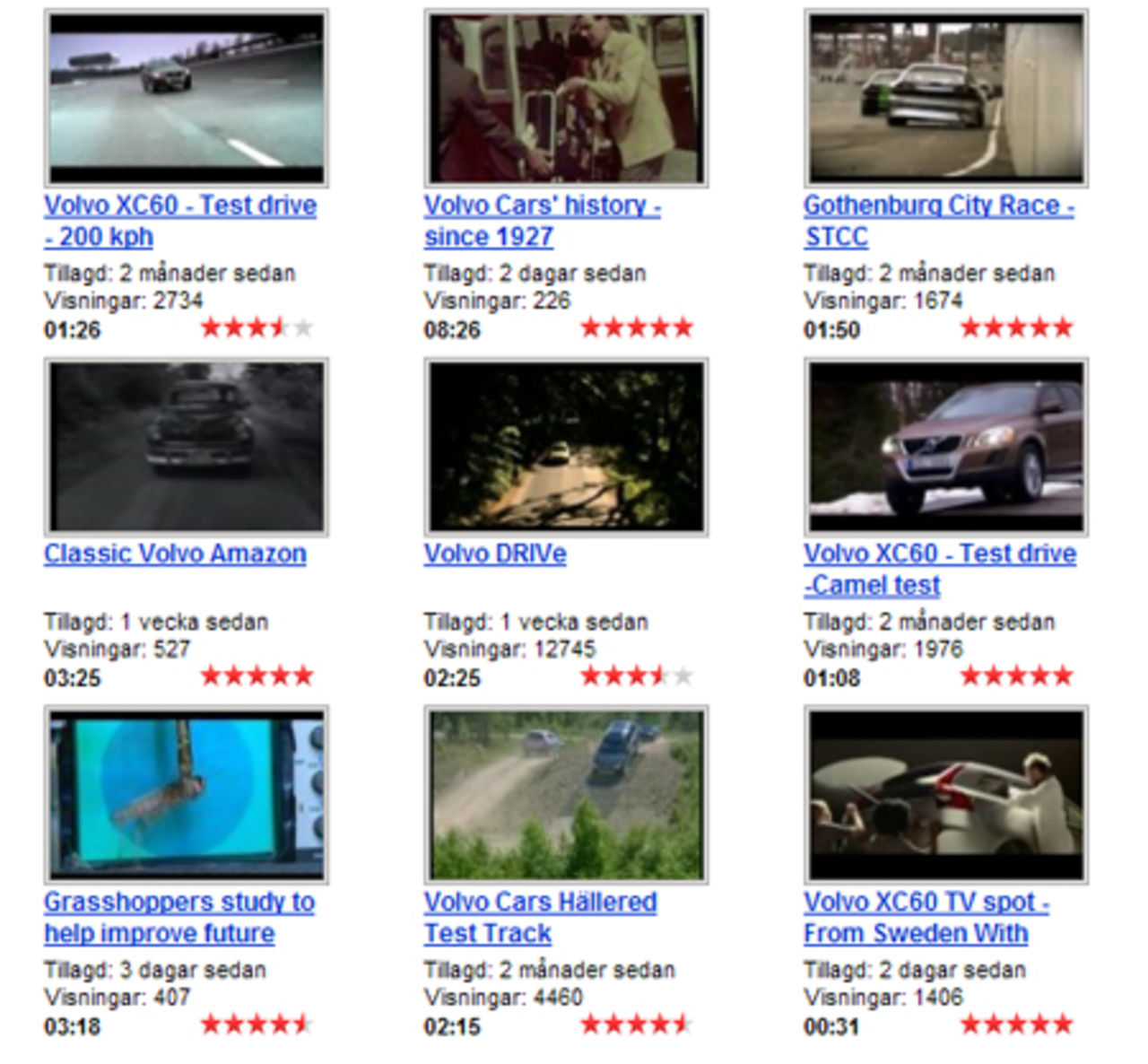 Volvo startar Youtube-kanal