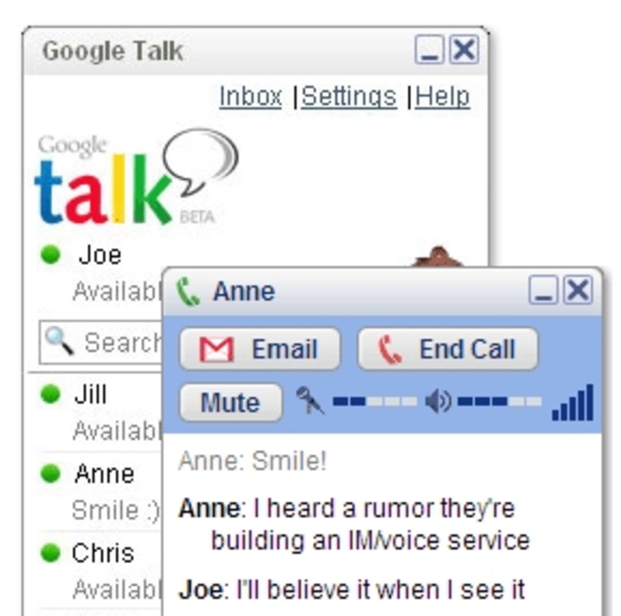 Google tar sig an Skype