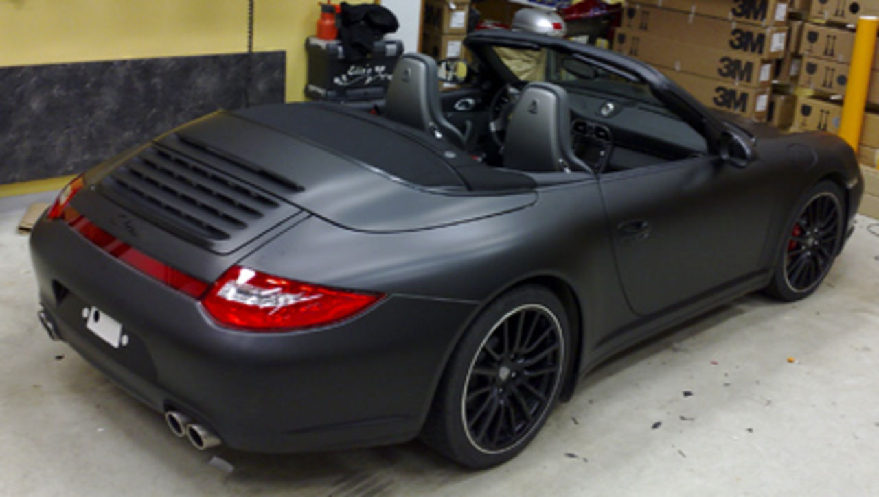 Folierad Porsche 911 cabriolet
