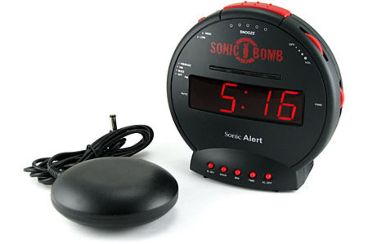 Sonic Bomb Alarm Clock - för den svårväckte