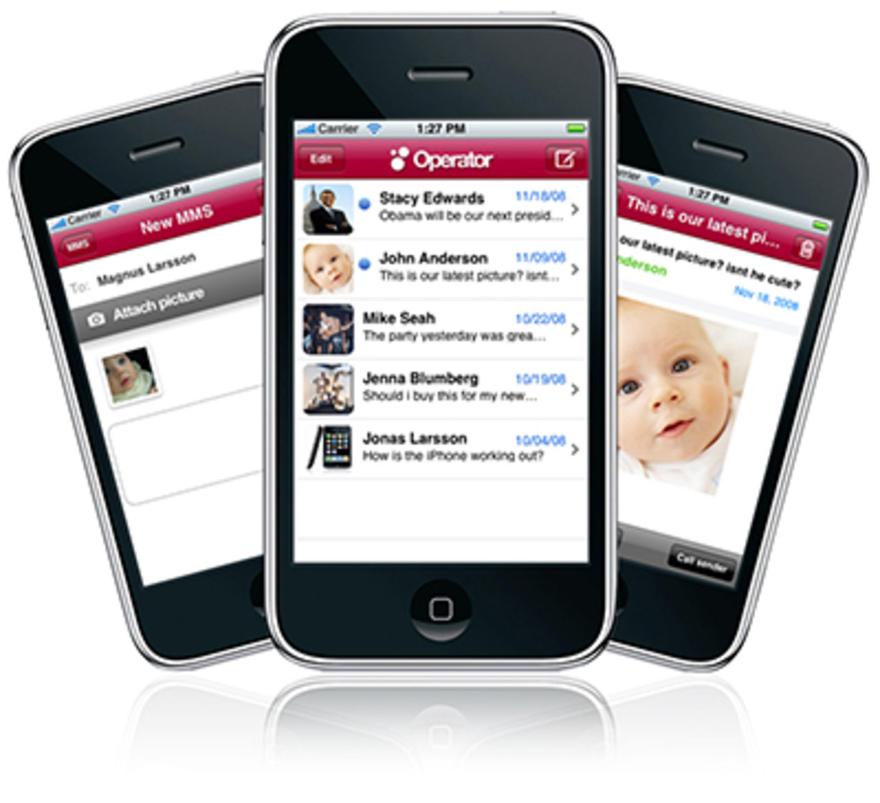 Så här kommer MMS-appen att se ut