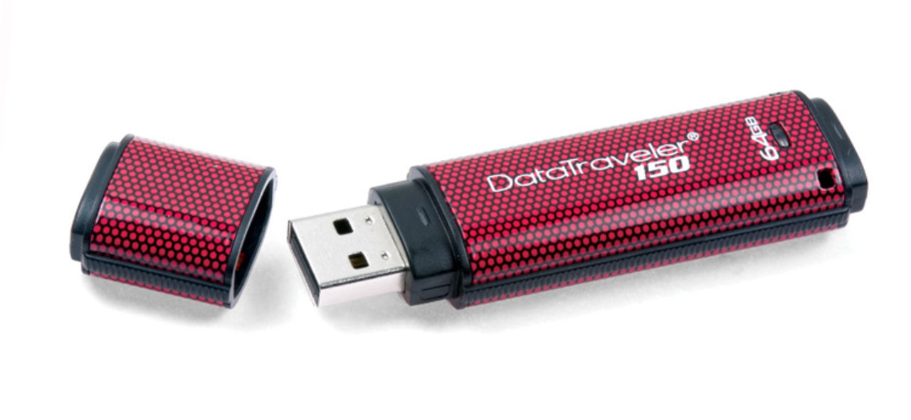 Rymligt USB-minne från Kingston