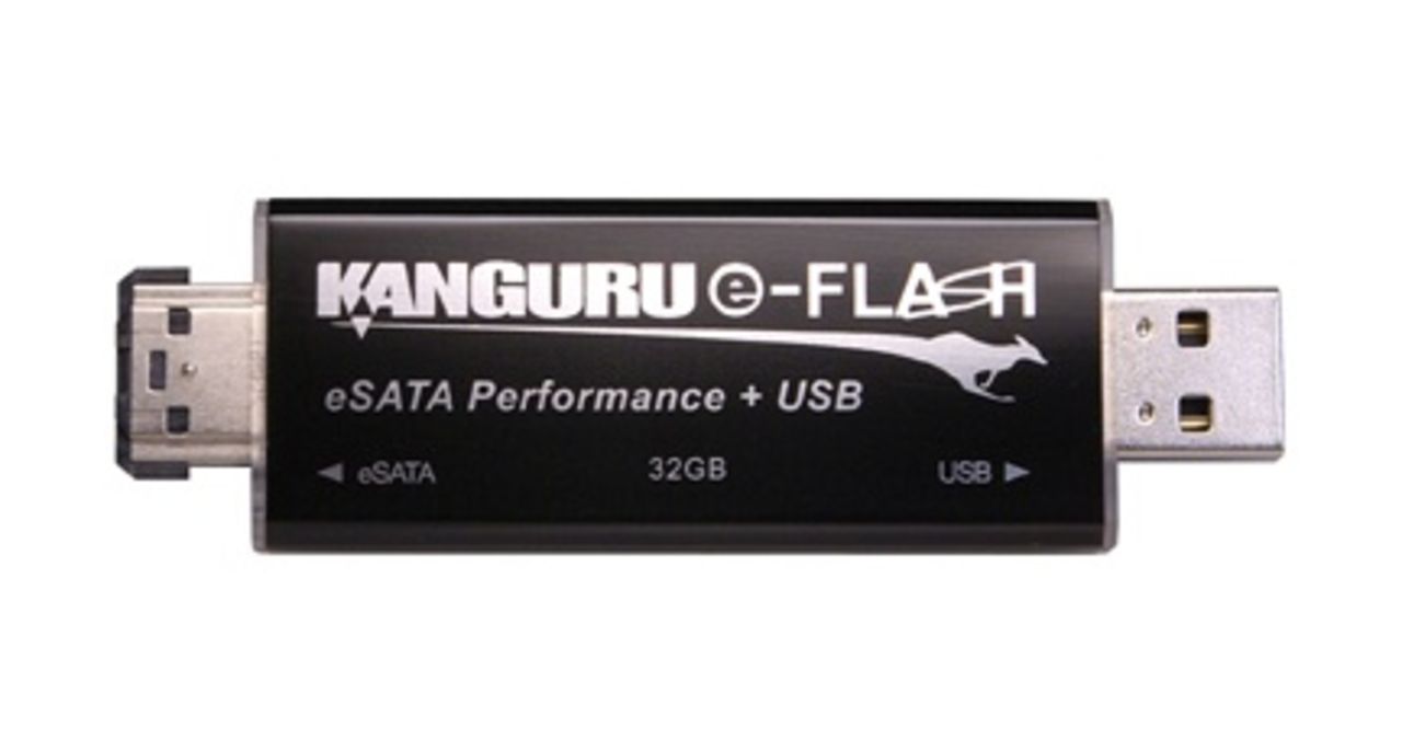 Kanguru släpper USB-minne med eSATA
