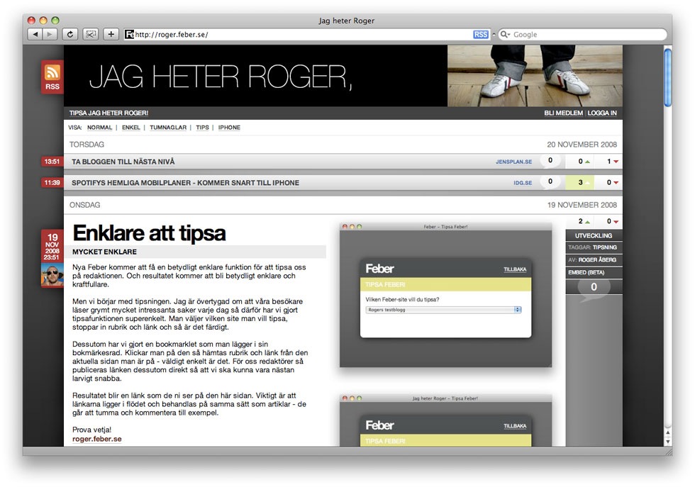 Få en försmak av nya Feber
