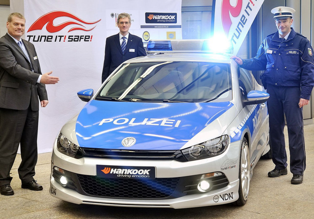 Scirocco som polisbil