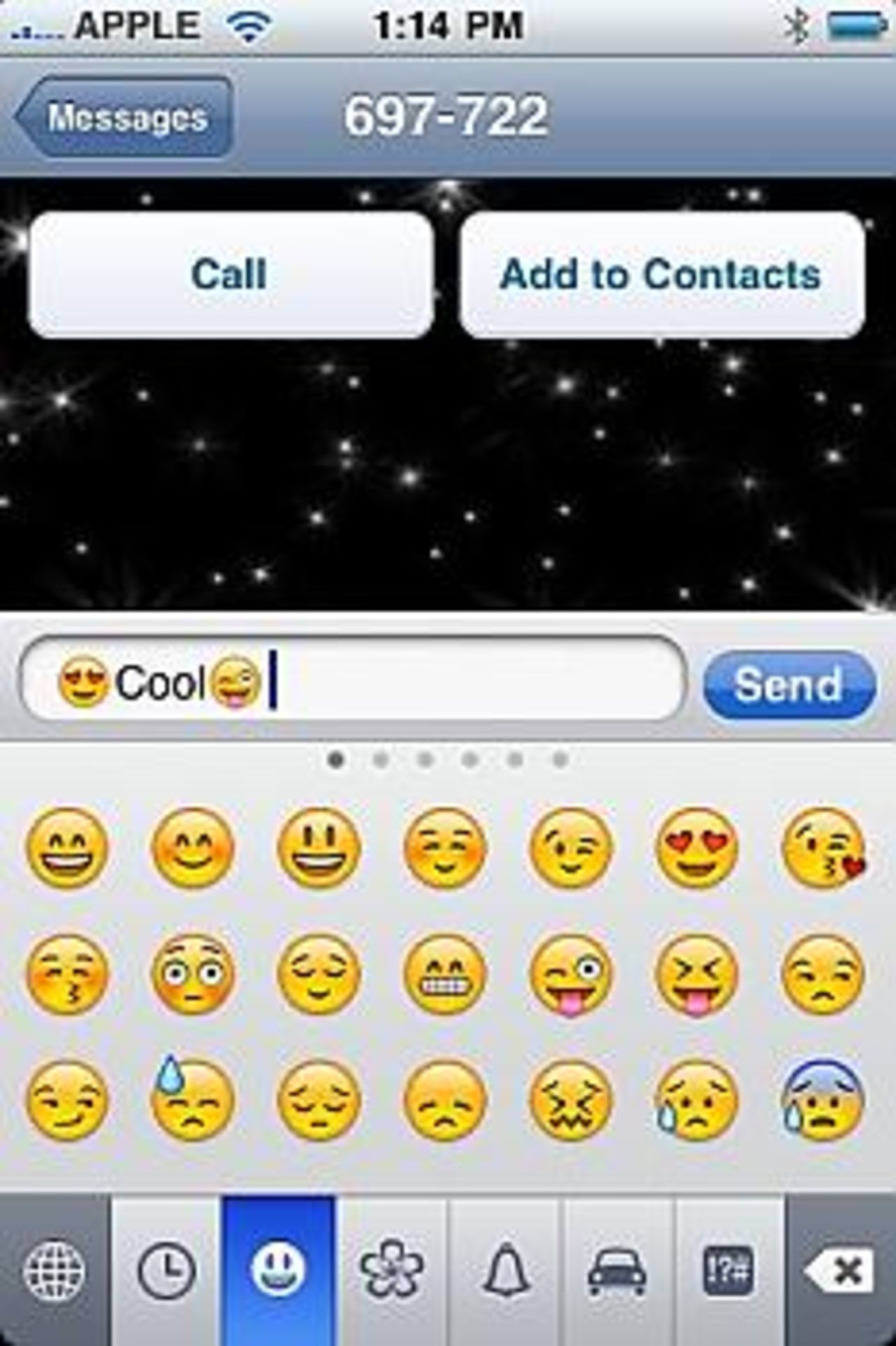Emoji på jailbreakade iPhones, utanför Japan