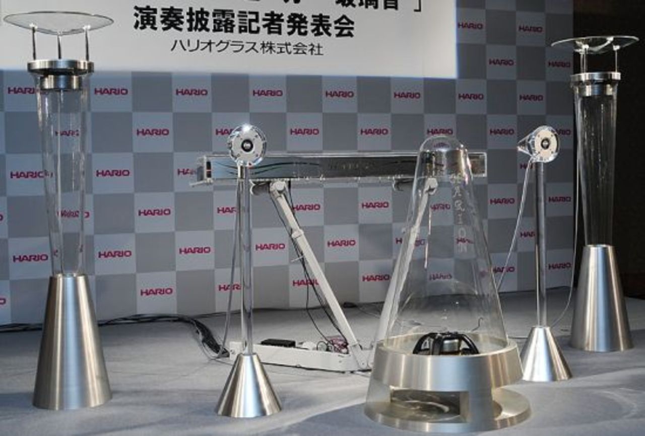 Okrossbara glas-högtalare