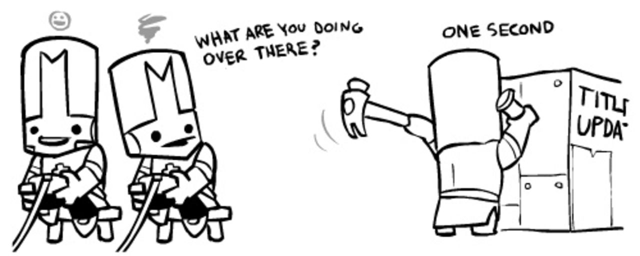 Patchen till Castle Crashers är fortfarande på gång