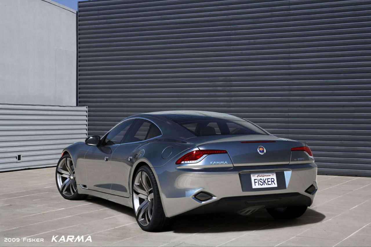 Fisker Karma visas i Detroit
