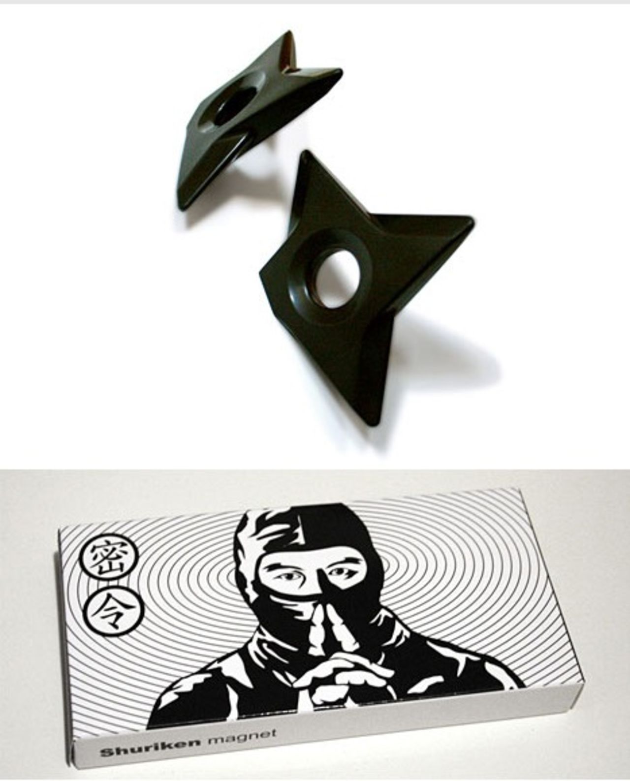 Sätt fast memolapparna med kaststjärnor