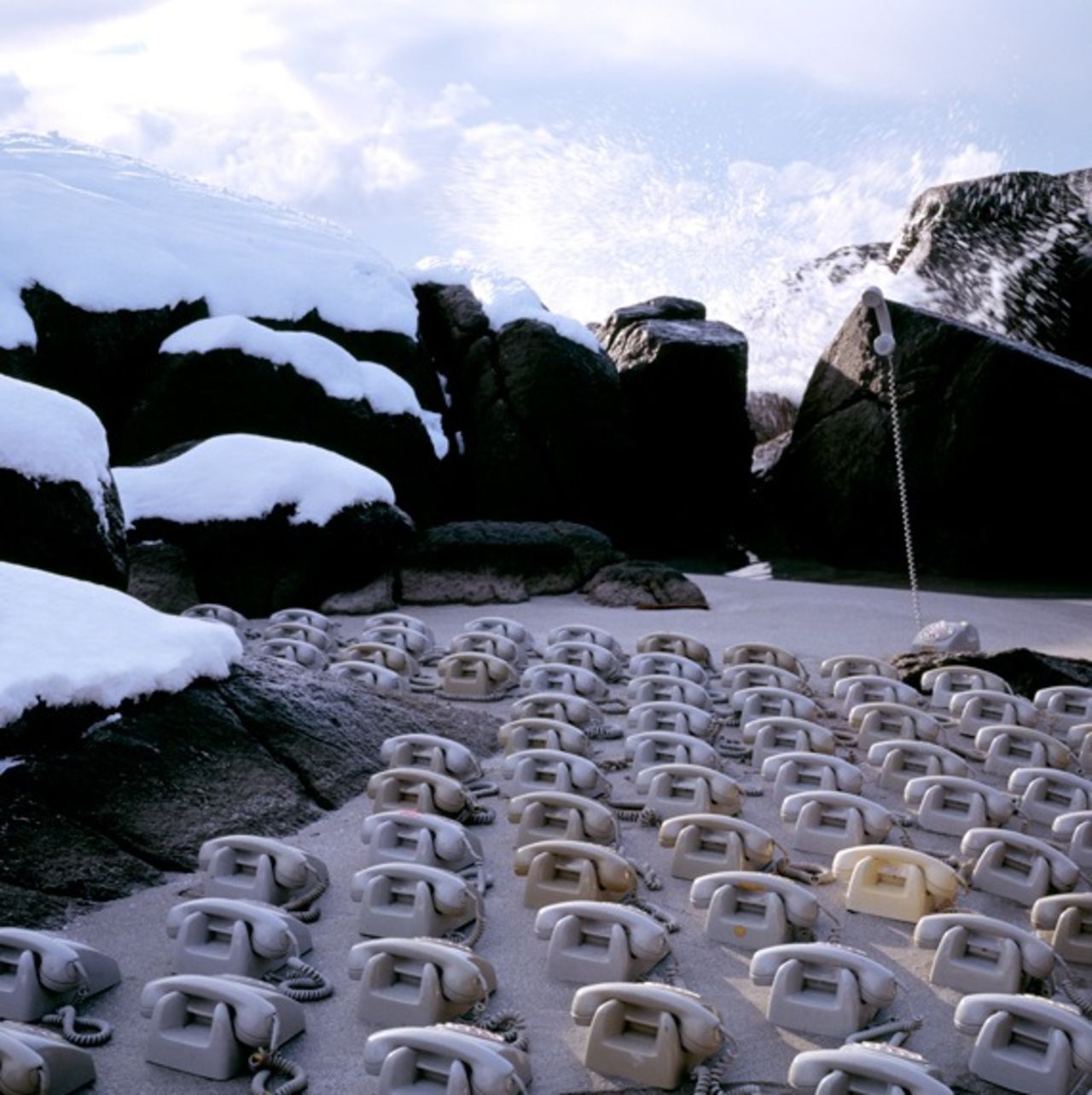 Telefoner och lampor i udda miljöer