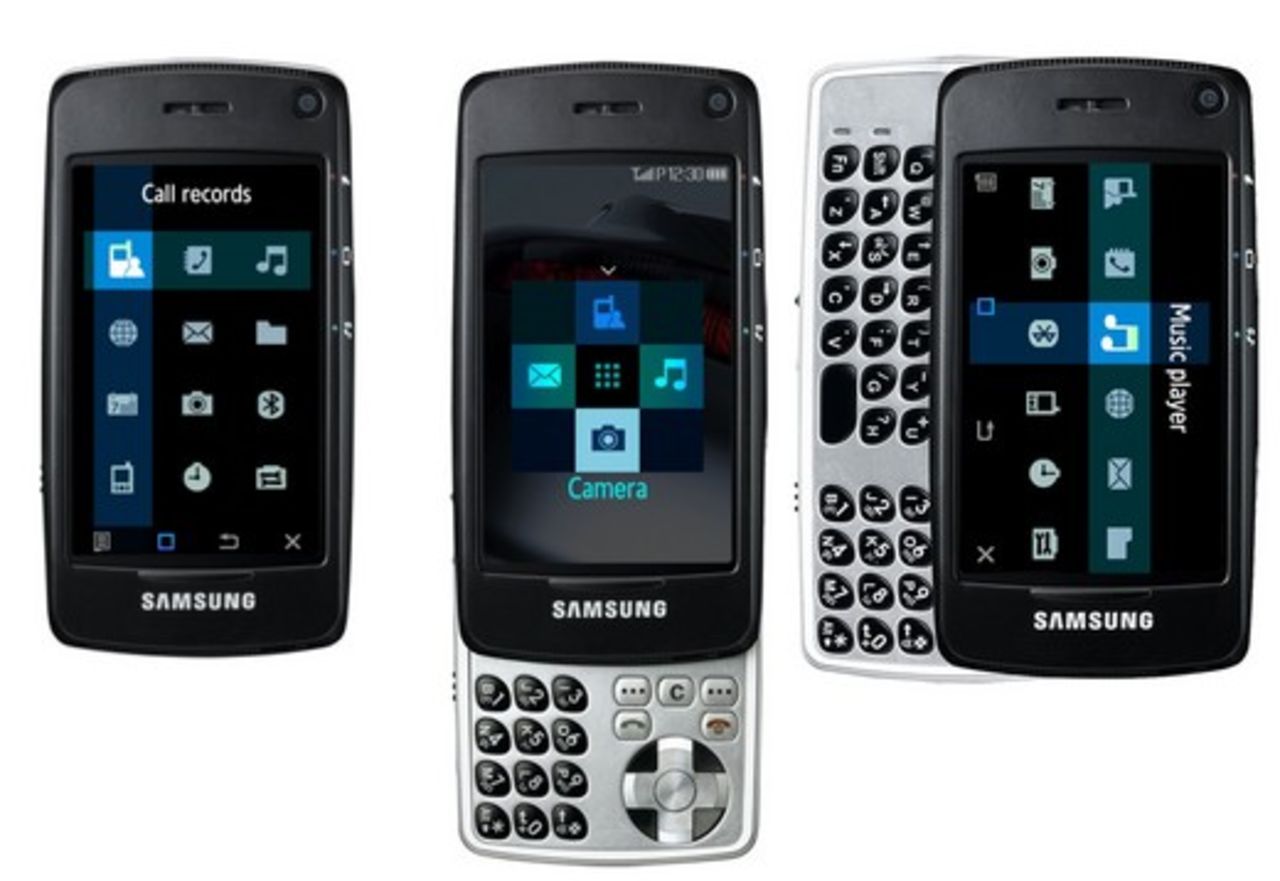 Samsung SGH-F520 - slajdar både hit och dit